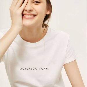 actually i can printed unisex t shirt